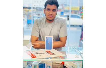 Happy Customer with iPhone 13 – Trusted Apple Deal at OPSEL
